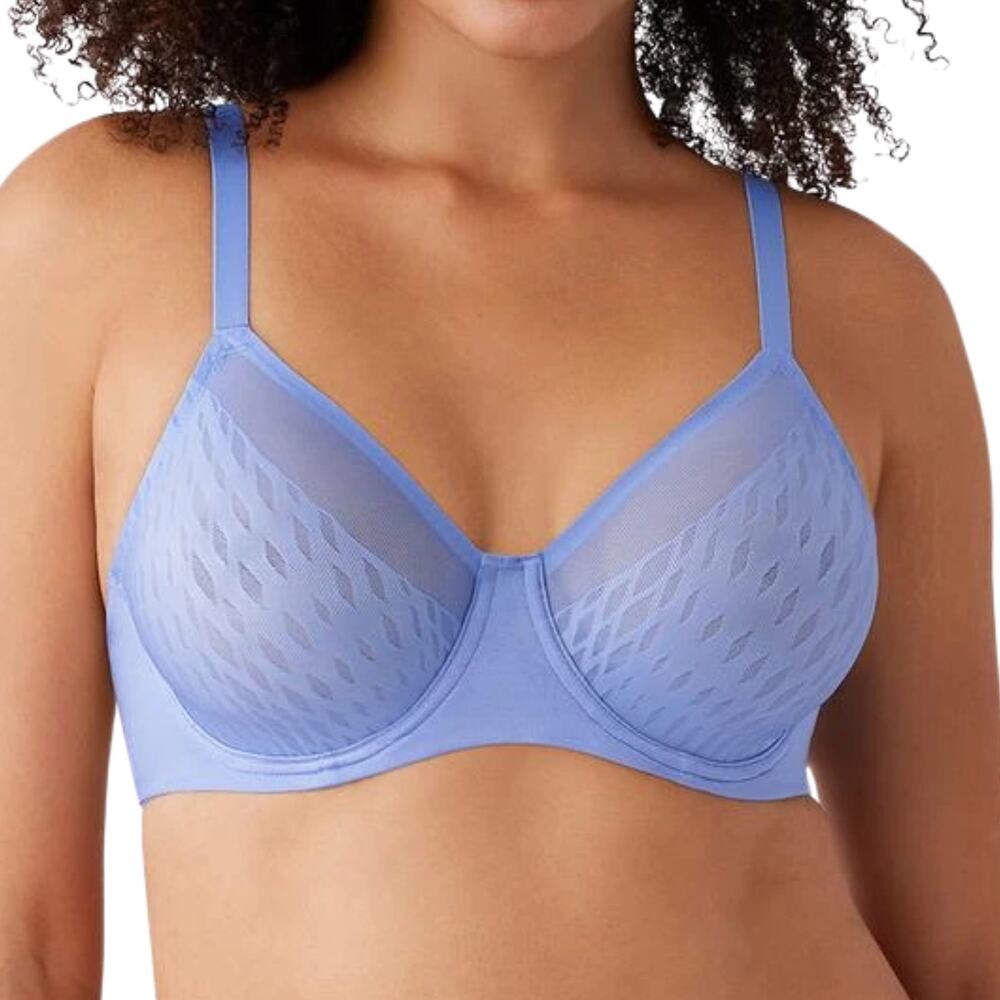 Wacoal Elevated Allure Underwire Bra Blue Size 42dd Boudoir Intimates Unpadded